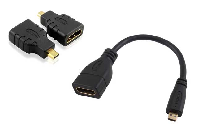 Adaptateur Convertisseur Mini HDMI mâle vers HDMI Femelle Cable